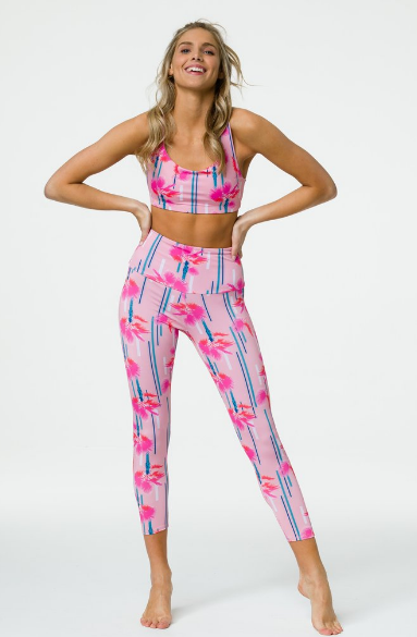 Image Title Onzie High Basic Midi Leggings - Las Palmas